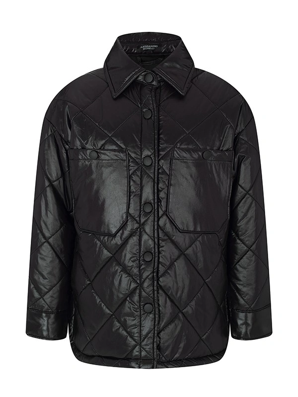 Куртка-рубашка стеганая на синтепоне для девочки Куртка-рубашка стеганая на синтепоне для девочки