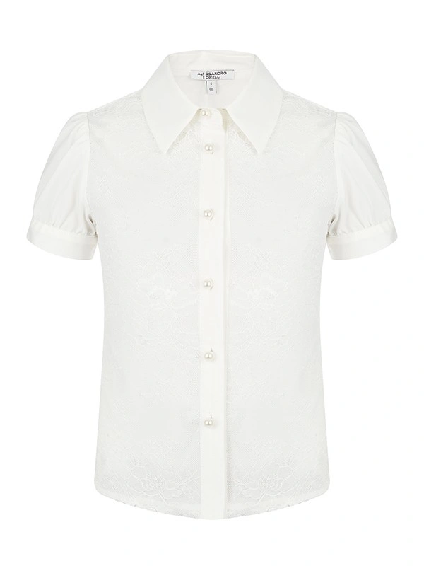 Блузка с кружевом Блузка с кружевом