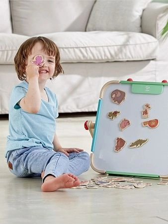 HAPE Игровой набор &quot;Магнитные животные&quot;, 30 элементов, серия &quot;Зверики&quot;,