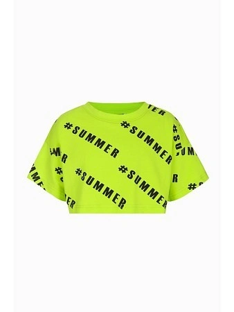 Alessandro Borelli Футболка укороченная для девочки