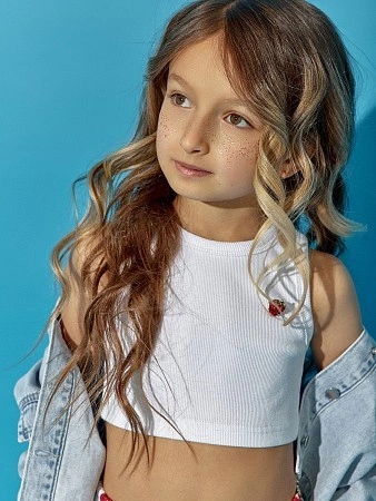 Alessandro Borelli Кроп топ для девочки
