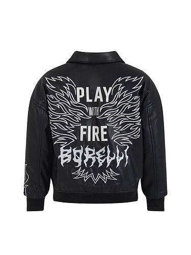 Alessandro Borelli Бомбер эко кожа для мальчика Alessandro Borelli Бомбер эко кожа для мальчика