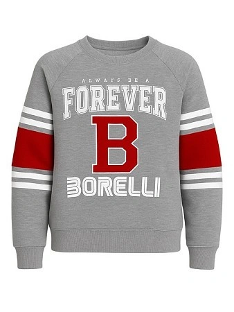 Alessandro Borelli Свитшот с начесом для девочки