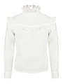 Alessandro Borelli Блузка с кокеткой из кружева Alessandro Borelli Блузка с кокеткой из кружева