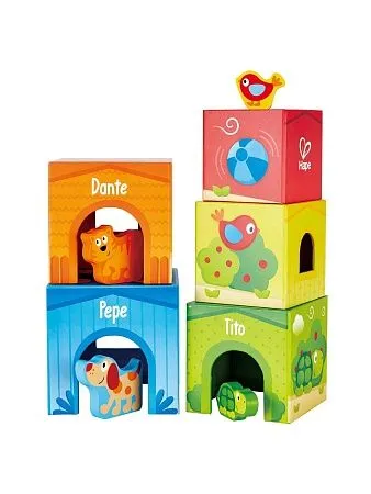 HAPE Игрушка Кубики-пирамида Башня Дружбы