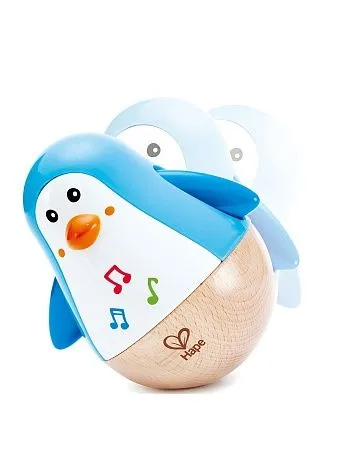 HAPE Игрушка - неваляшка Пингвин музыкальный