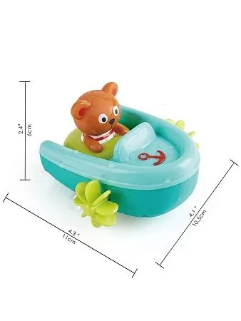 HAPE Игрушка для купания Мишка на тюбинге