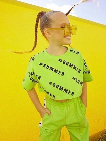 Alessandro Borelli Футболка укороченная для девочки