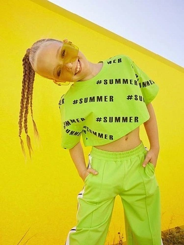 Alessandro Borelli Футболка укороченная для девочки Alessandro Borelli Футболка укороченная для девочки