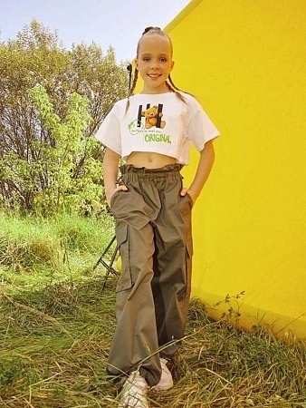 Alessandro Borelli Брюки - карго для девочки