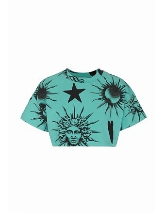 Alessandro Borelli Футболка укороченная для девочки