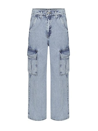 Alessandro Borelli Брюки джинсовые палаццо