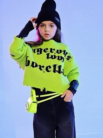 Alessandro Borelli Свитшот вязаный для девочки