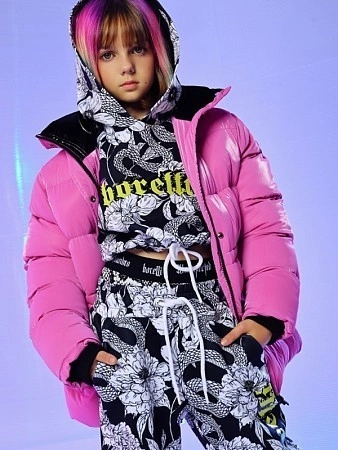 Alessandro Borelli Худи укороченный для девочки