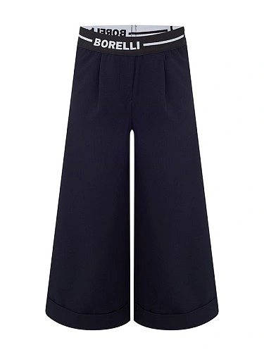 Alessandro Borelli Брюки палаццо с отворотами для девочки Alessandro Borelli Брюки палаццо с отворотами для девочки