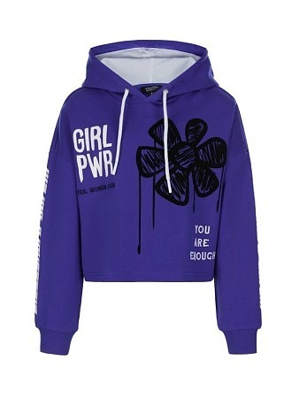 Alessandro Borelli Худи укороченный для девочки