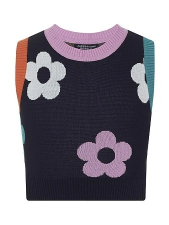 Alessandro Borelli Жилет вязаный для девочки