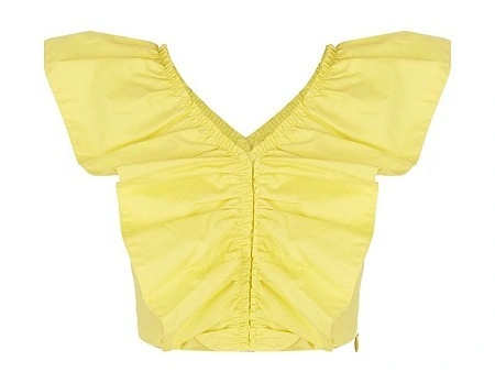 Alessandro Borelli Кроп-топ с воланами