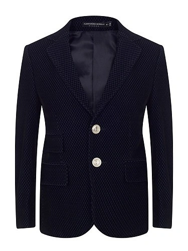 Alessandro Borelli Пиджак бархатный для мальчика Alessandro Borelli Пиджак бархатный для мальчика