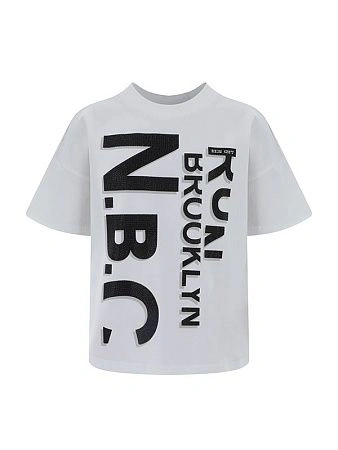 Alessandro Borelli Футболка для девочки со стразами