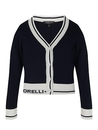 Alessandro Borelli Кардиган с лого для девочки