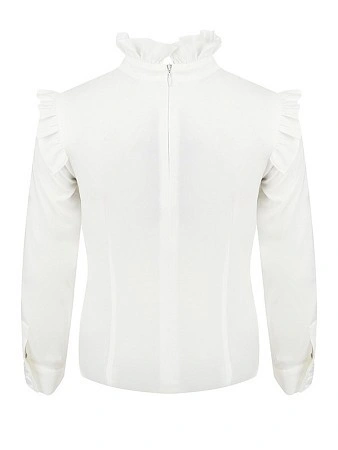 Alessandro Borelli Блузка с кокеткой из кружева