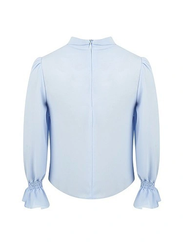 Alessandro Borelli Блузка с бантом и пышными рукавами Alessandro Borelli Блузка с бантом и пышными рукавами