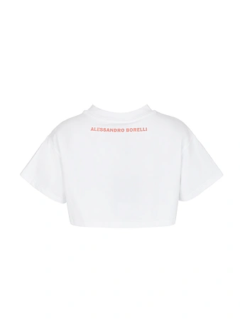 Alessandro Borelli Футболка укороченная для девочки
