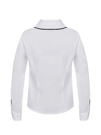 Alessandro Borelli Блузка с контрастным кружевом