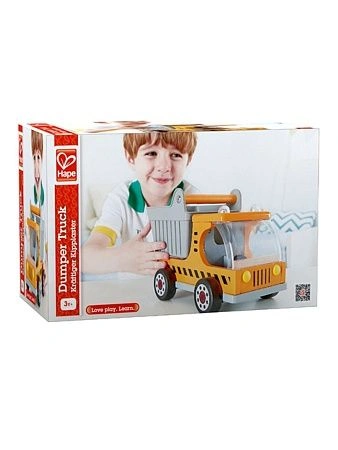 HAPE Деревянная игрушка машинка - грузовик &quot;Самосвал на стройке&quot;