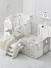 UNIX Kids Манеж UNIX Kids SUPREME Space 160x160 Grey с качелями