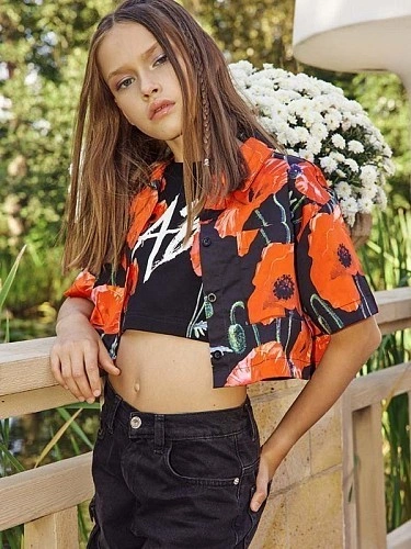 Alessandro Borelli Футболка укороченная для девочки Alessandro Borelli Футболка укороченная для девочки