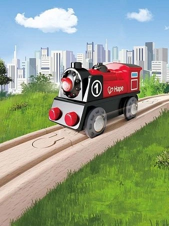HAPE Паровоз со светом на батарейках