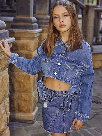 Alessandro Borelli Куртка джинсовая для девочки