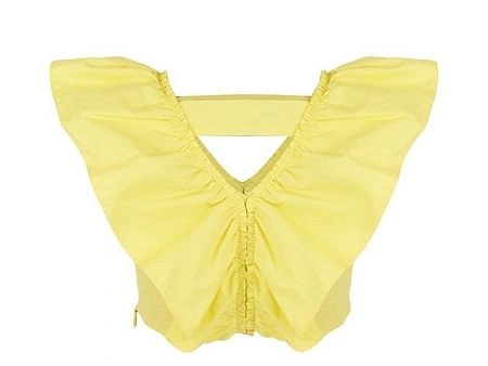 Alessandro Borelli Кроп-топ с воланами