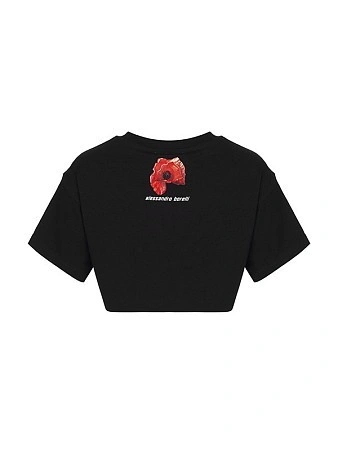 Alessandro Borelli Футболка укороченная для девочки