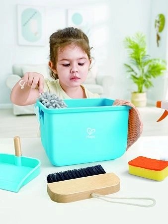 HAPE Детский игровой набор для уборки (с ведром), 7 элементов