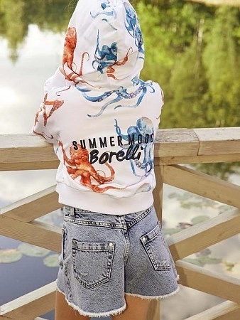 Alessandro Borelli Шорты джинсовые для девочки