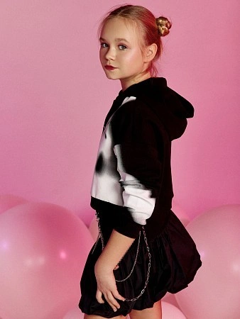 Alessandro Borelli Худи укороченный для девочки