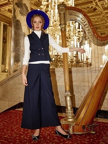 Alessandro Borelli Брюки палаццо для девочки