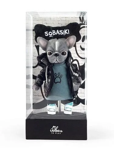 I LOVE TO PLAY Мягкая игрушка французский бульдог Балу I LOVE TO PLAY Мягкая игрушка французский бульдог Балу