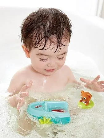 HAPE Игрушка для купания Мишка на тюбинге