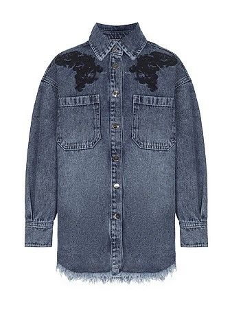 Alessandro Borelli Рубашка джинсовая для девочки