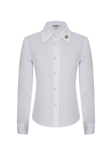 Alessandro Borelli Блузка классика с брошью Alessandro Borelli Блузка классика с брошью