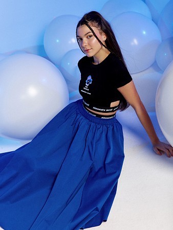 Alessandro Borelli Топ укороченный для девочки