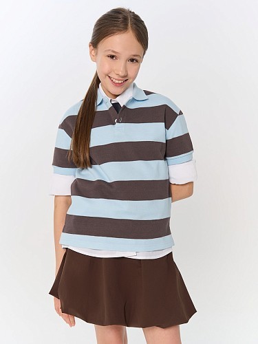 Alessandro Borelli Футболка-поло для девочки Alessandro Borelli Футболка-поло для девочки