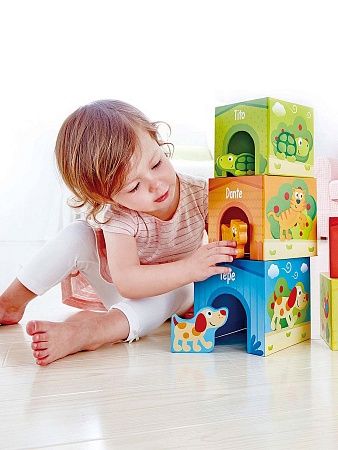 HAPE Игрушка Кубики-пирамида Башня Дружбы