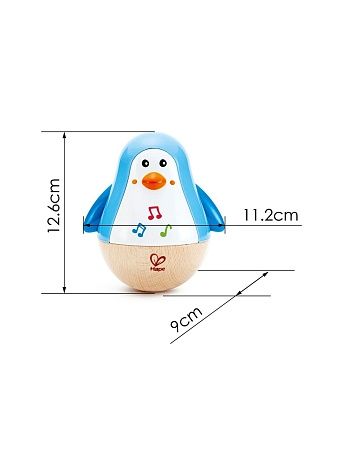 HAPE Игрушка - неваляшка Пингвин музыкальный
