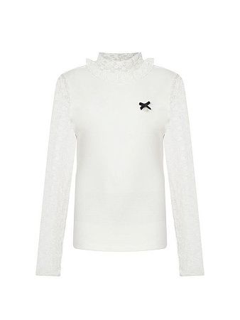 Alessandro Borelli Водолазка трикотажная с кружевом