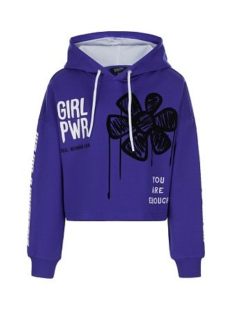 Alessandro Borelli Худи укороченный для девочки Alessandro Borelli Худи укороченный для девочки